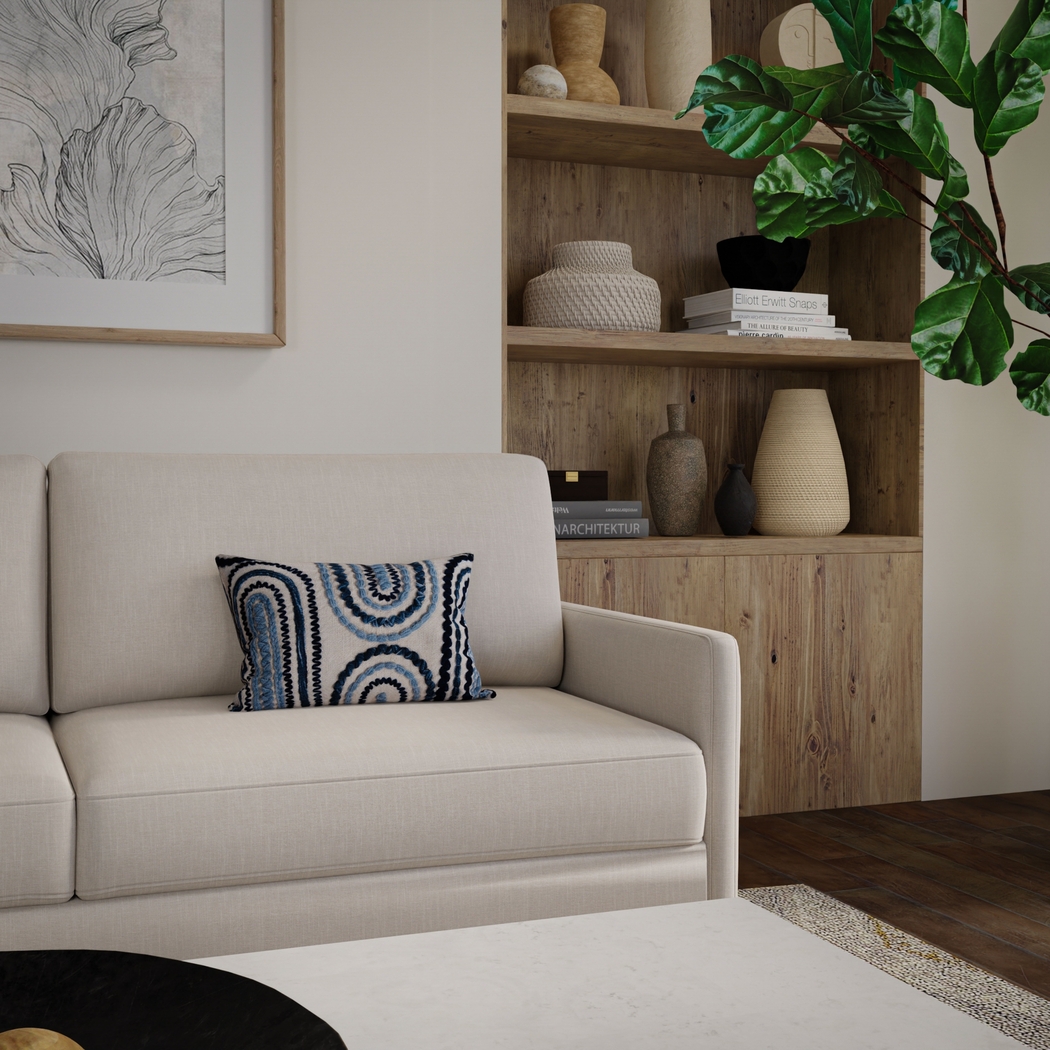 Drumm Blue Indoor/Outdoor Accent Pillow - Thumbnail - Image 2