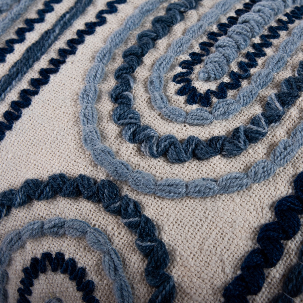 Drumm Blue Indoor/Outdoor Accent Pillow - Thumbnail - Image 3