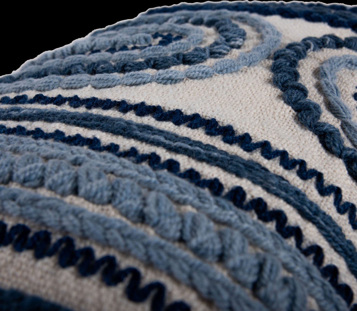 Drumm Blue Indoor/Outdoor Accent Pillow - Thumbnail - Image 6