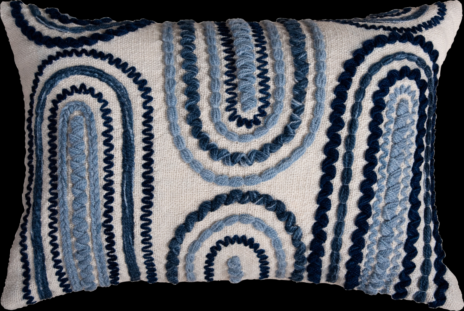 Drumm Blue Indoor/Outdoor Accent Pillow - Thumbnail - Image 1