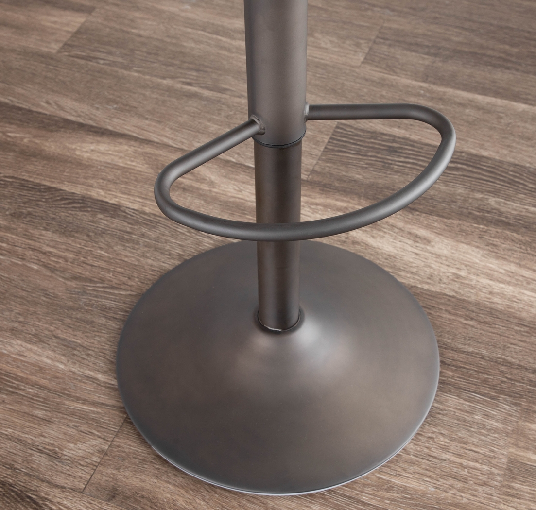 Dryades Brown Adjustable Barstool, Set of 2 - Thumbnail - Image 10