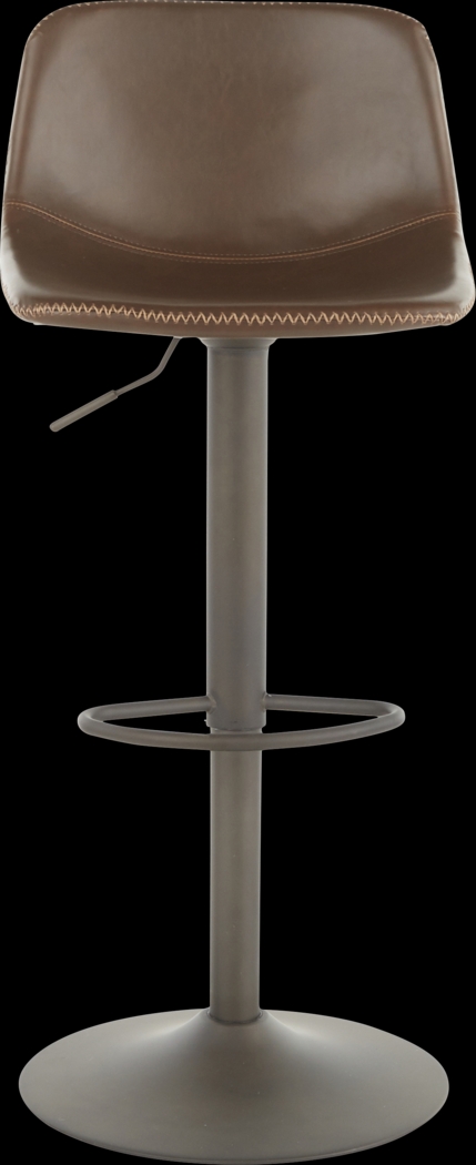 Dryades Brown Adjustable Barstool, Set of 2 - Thumbnail - Image 6