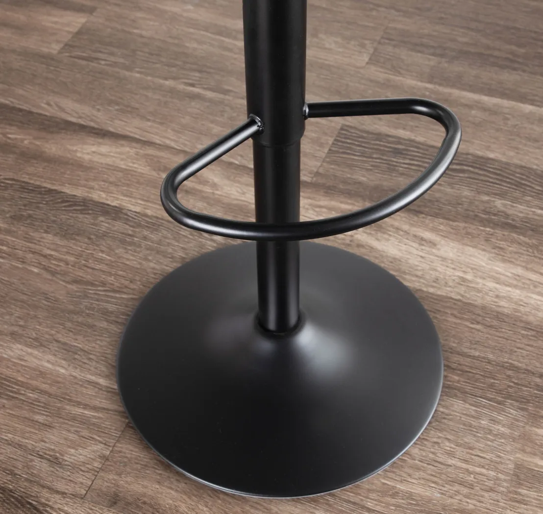 Dryades Gray Adjustable Barstool, Set of 2 - Thumbnail - Image 11