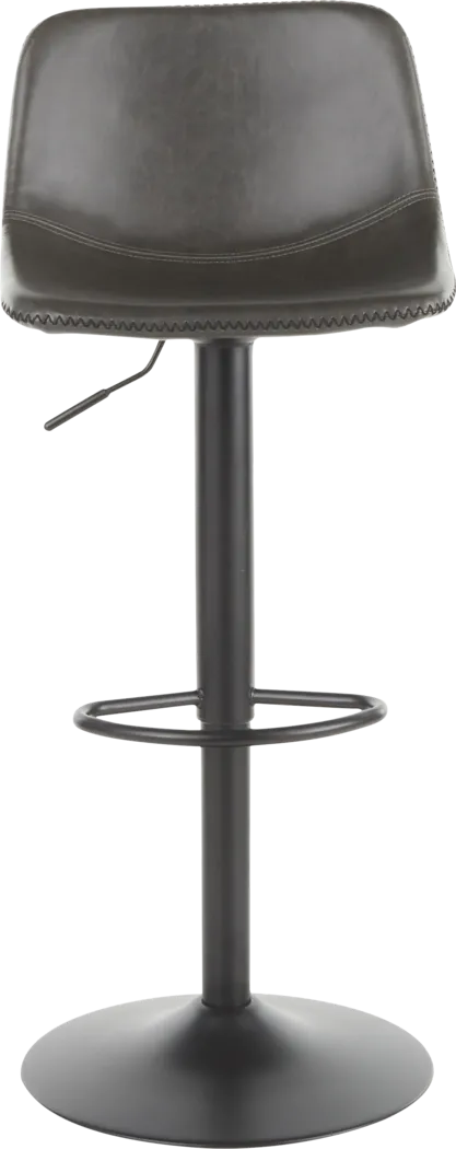 Dryades Gray Adjustable Barstool, Set of 2 - Thumbnail - Image 6