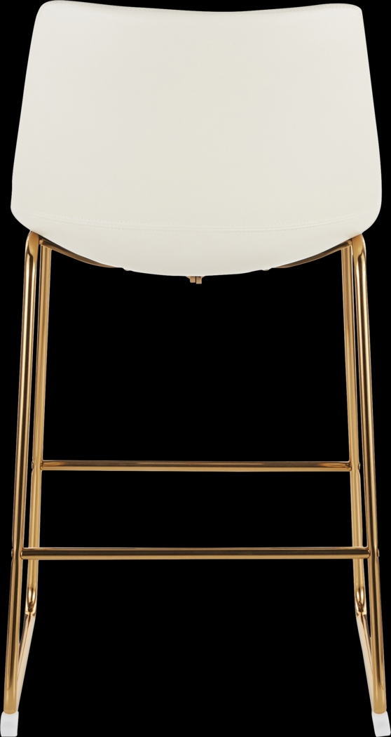 Dryades White Counter Height Stool, Set of 2 - Thumbnail - Image 5