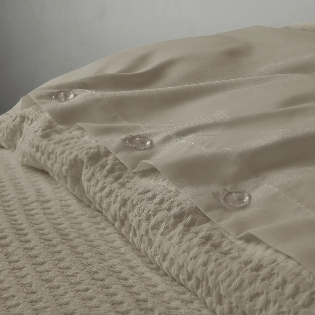 Drysdalea Beige Full/Queen 3 Pc Duvet Set - Thumbnail - Image 15