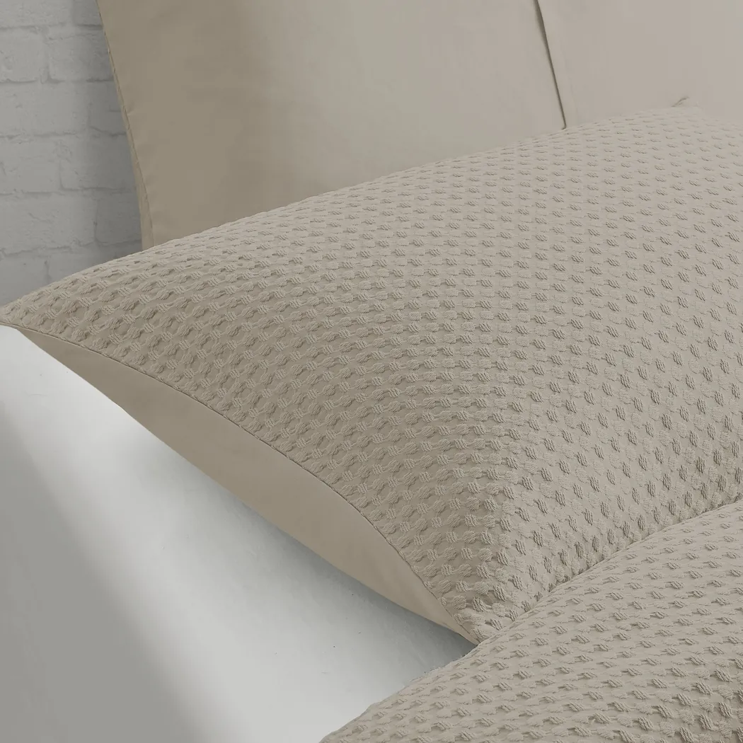 Drysdalea Beige King/California King 3 Pc Duvet Set - Thumbnail - Image 16