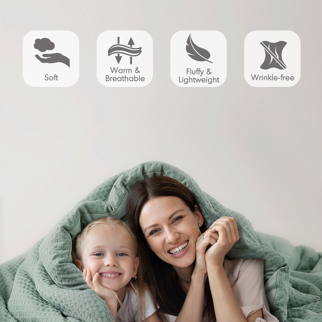 Drysdalea Green Full/Queen 3 Pc Duvet Set - Thumbnail - Image 15