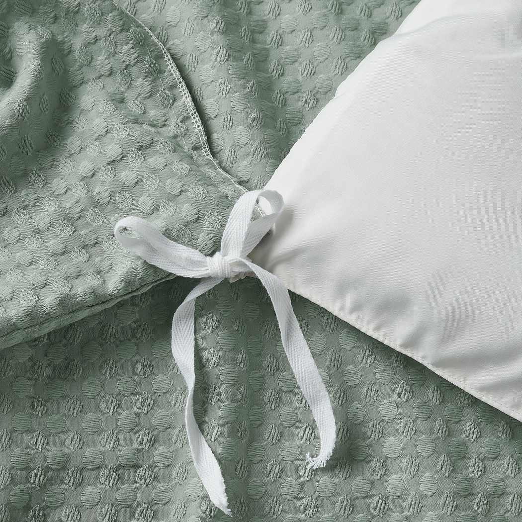 Drysdalea Green Full/Queen 3 Pc Duvet Set - Thumbnail - Image 16