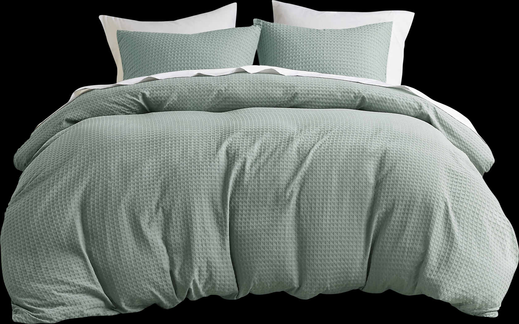 Drysdalea Green Full/Queen 3 Pc Duvet Set - Thumbnail - Image 18