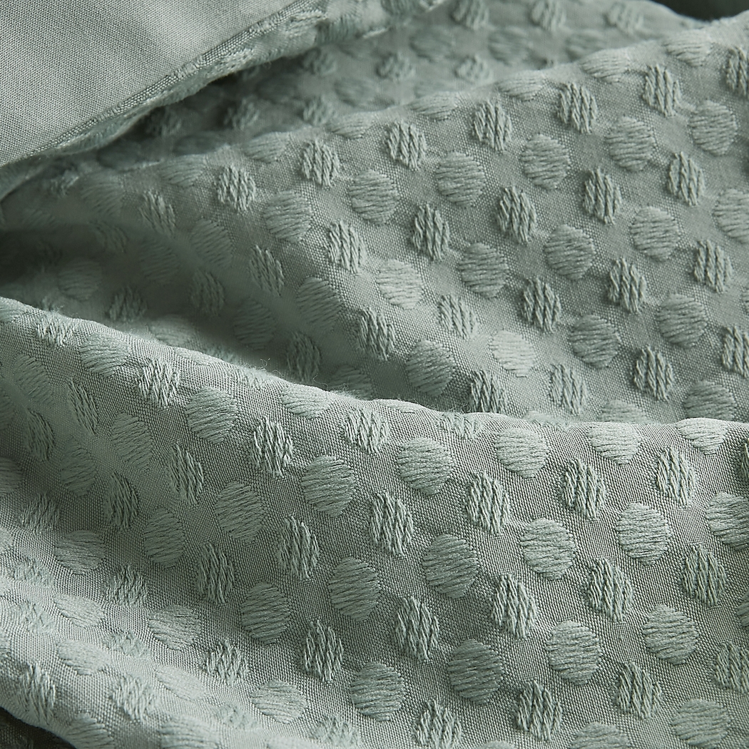 Drysdalea Green Full/Queen 3 Pc Duvet Set - Thumbnail - Image 5