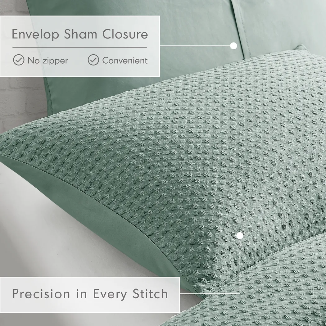 Drysdalea Green King/California King 3 Pc Duvet Set - Thumbnail - Image 11