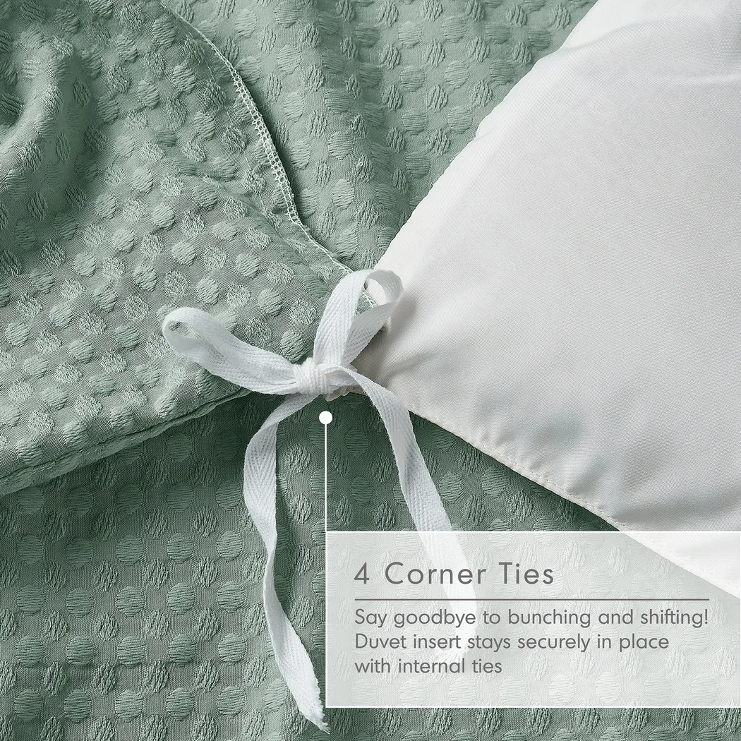 Drysdalea Green King/California King 3 Pc Duvet Set - Thumbnail - Image 9