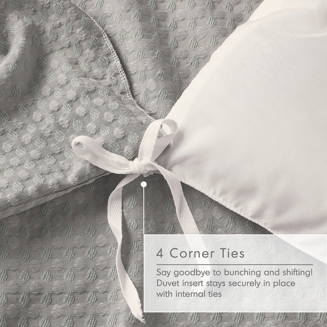 Drysdalea Light Gray Full/Queen 3 Pc Duvet Set - Thumbnail - Image 10