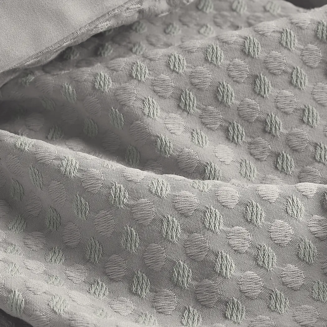 Drysdalea Light Gray King/California King 3 Pc Duvet Set - Thumbnail - Image 5