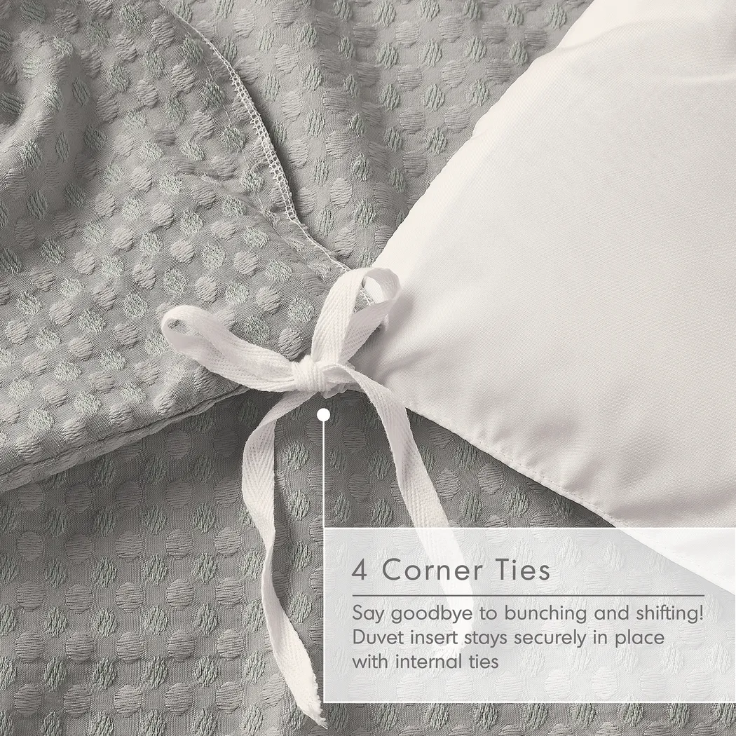 Drysdalea Light Gray King/California King 3 Pc Duvet Set - Thumbnail - Image 10