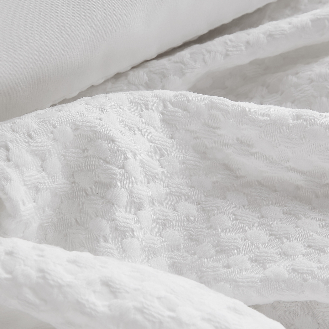 Drysdalea White Full/Queen 3 Pc Duvet Set - Thumbnail - Image 14