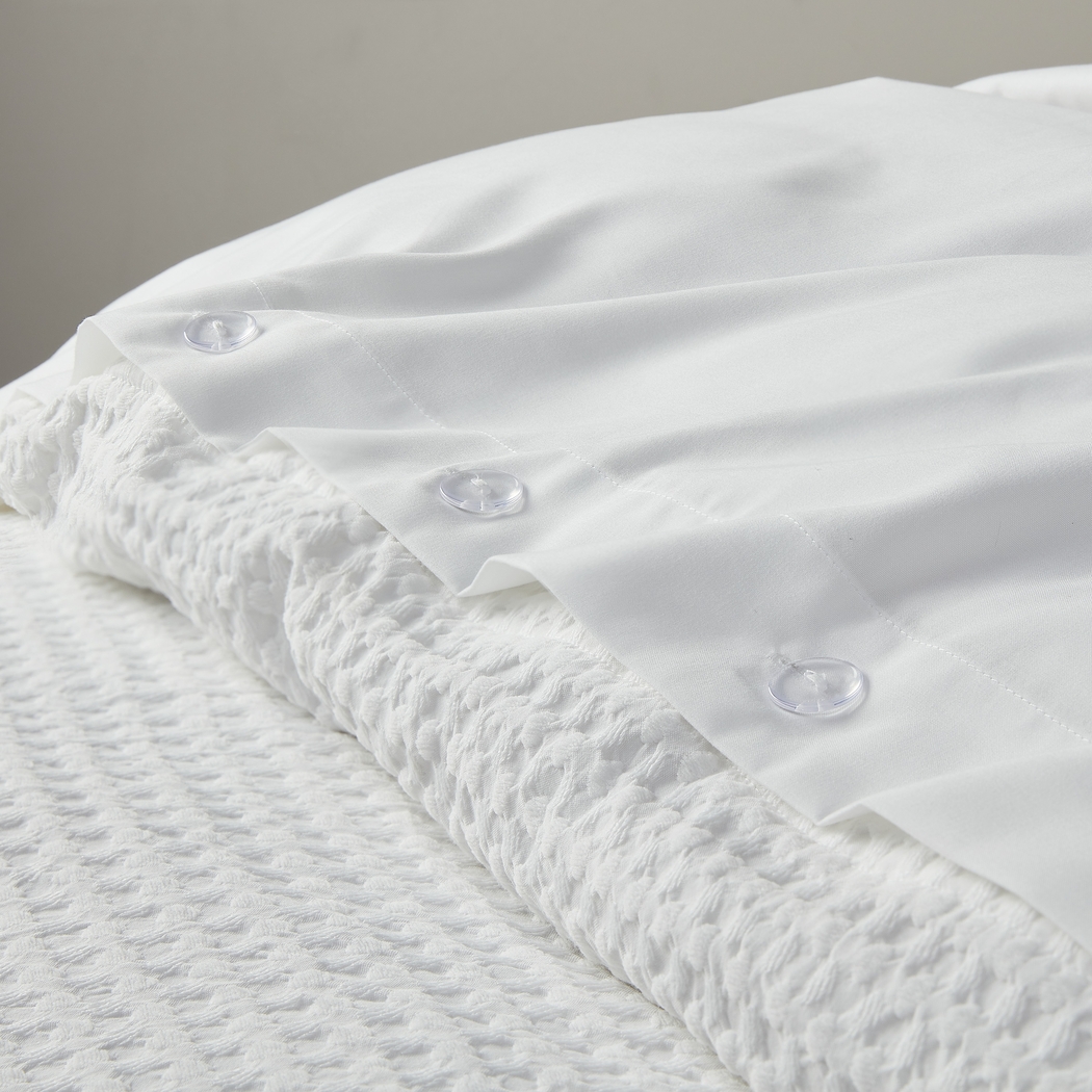 Drysdalea White Full/Queen 3 Pc Duvet Set - Thumbnail - Image 15