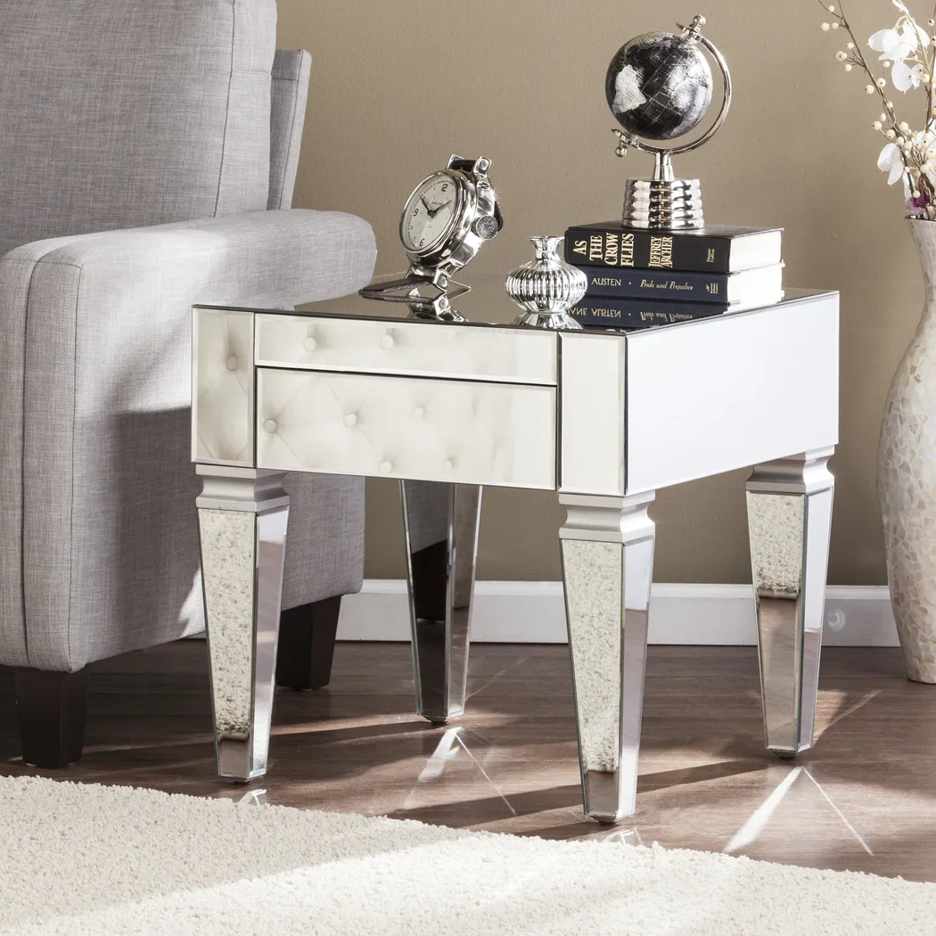 Dubay Silver End Table - Thumbnail - Image 2