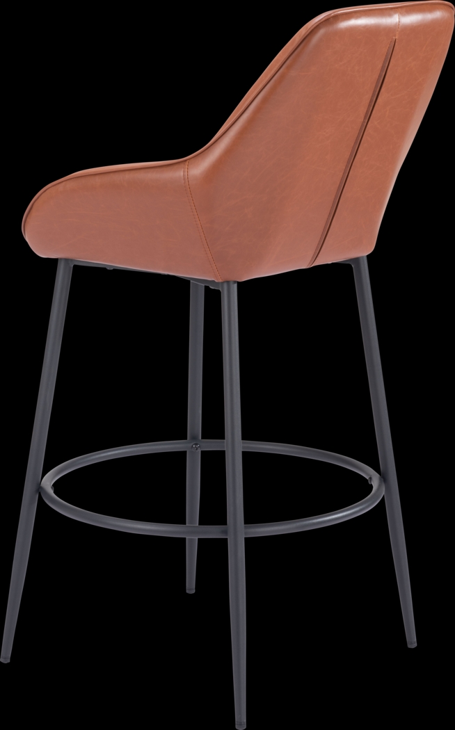 Dubellette Brown Barstool, Set of 2 - Thumbnail - Image 6