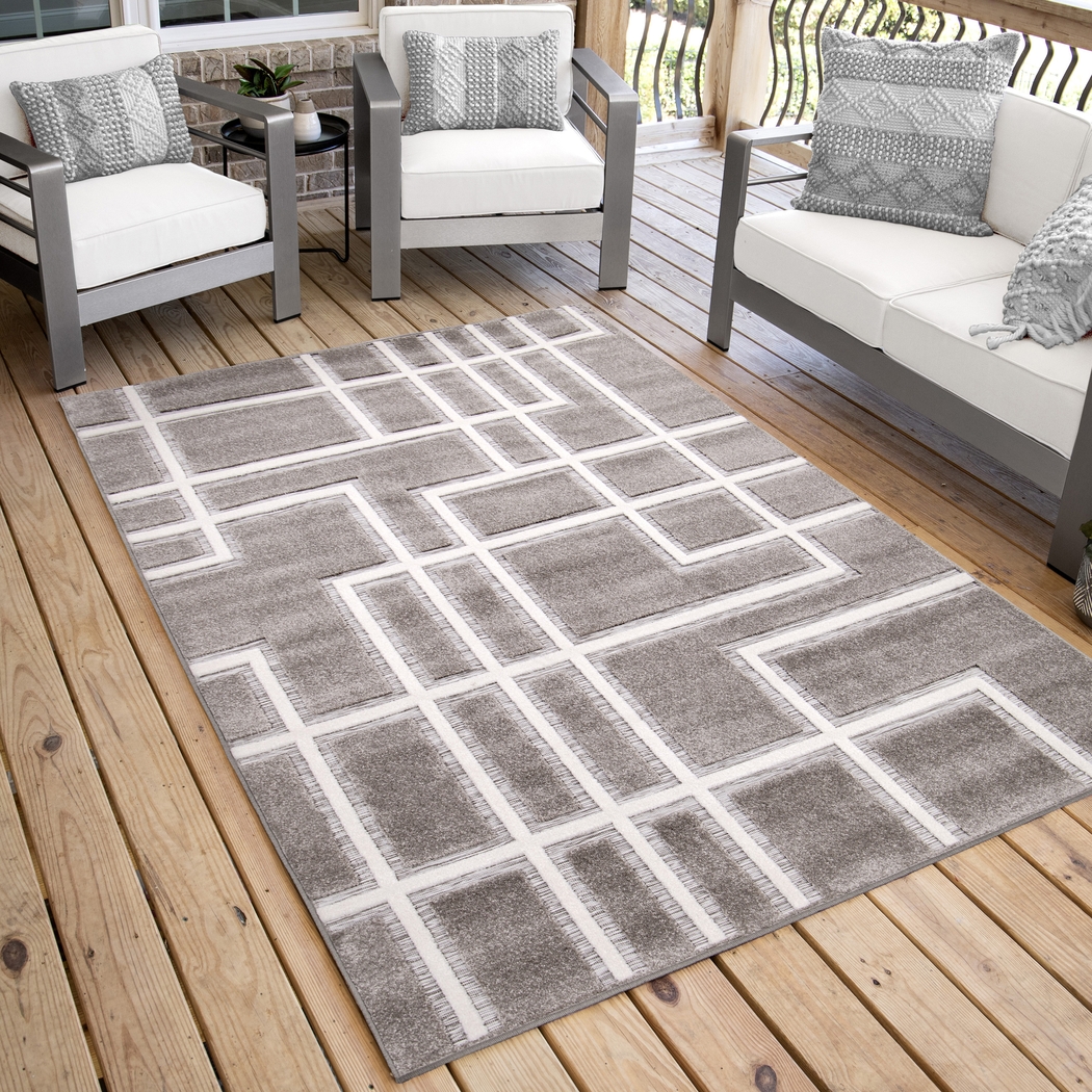 Dubuge Gray 5'2 x 7'6 Rug - Thumbnail - Image 9