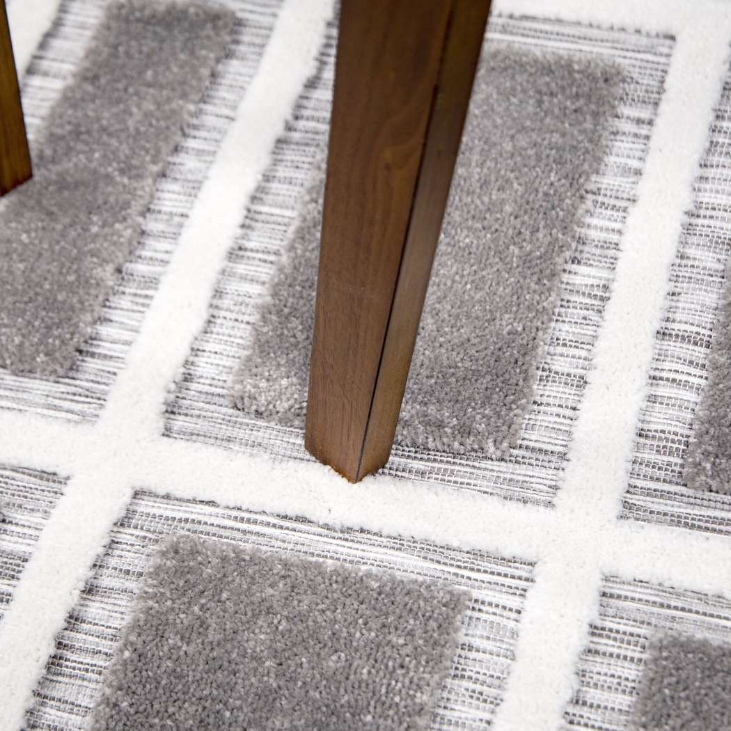 Dubuge Gray 5'2 x 7'6 Rug - Thumbnail - Image 6