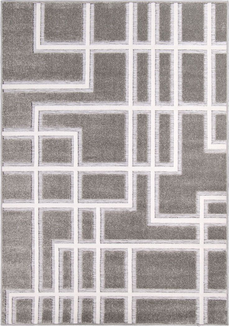 Dubuge Gray 5'2 x 7'6 Rug - Thumbnail - Image 1