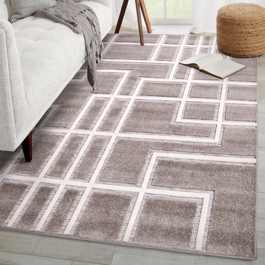 Dubuge Gray 7'9 x 10'10 Rug - Thumbnail - Image 11