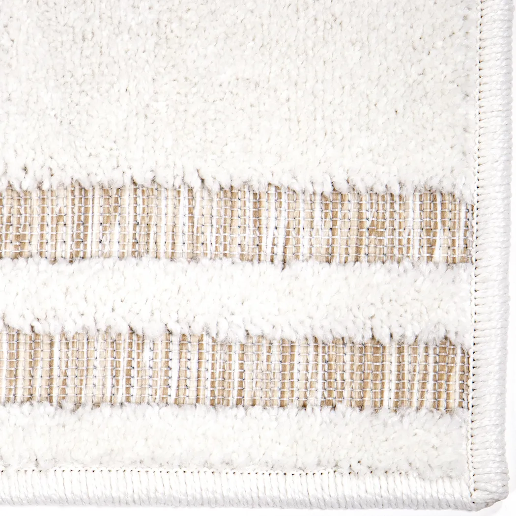 Dubuge White 7'9 x 10'10 Rug - Thumbnail - Image 3