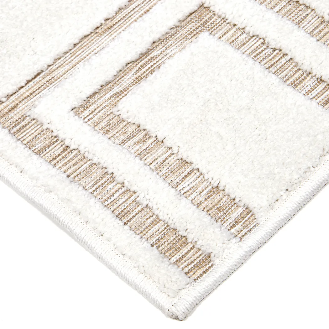 Dubuge White 7'9 x 10'10 Rug - Thumbnail - Image 5