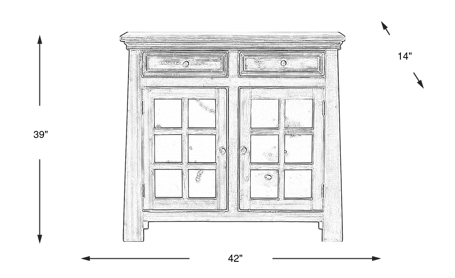 Dimension Image. Please refer to the Dimension Tab on this page for dimension details.