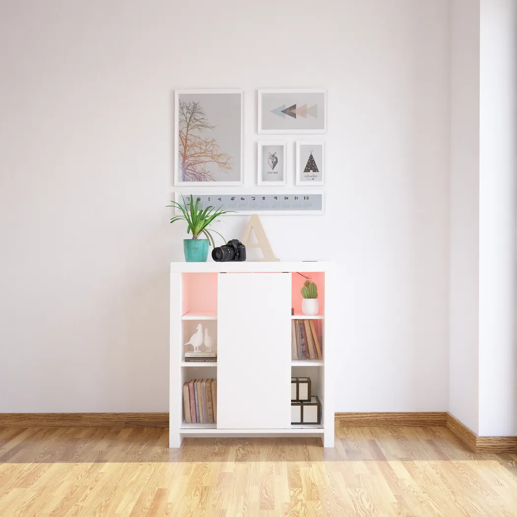 Ducatel White Accent Cabinet - Thumbnail - Image 4