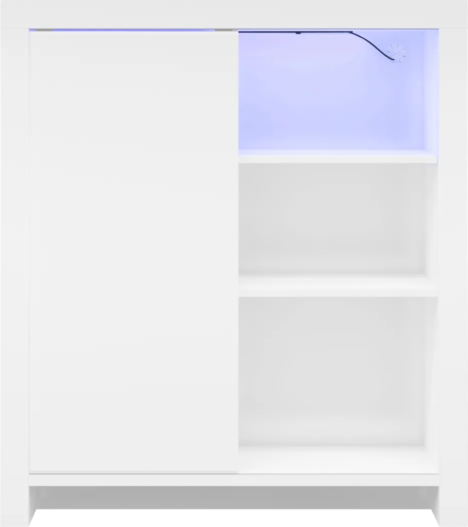 Ducatel White Accent Cabinet - Thumbnail - Image 1