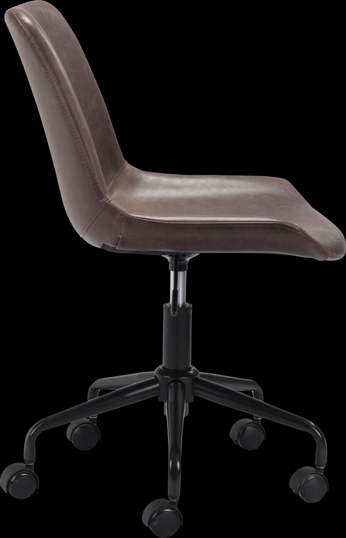 Duckney Brown Office Chair - Thumbnail - Image 2