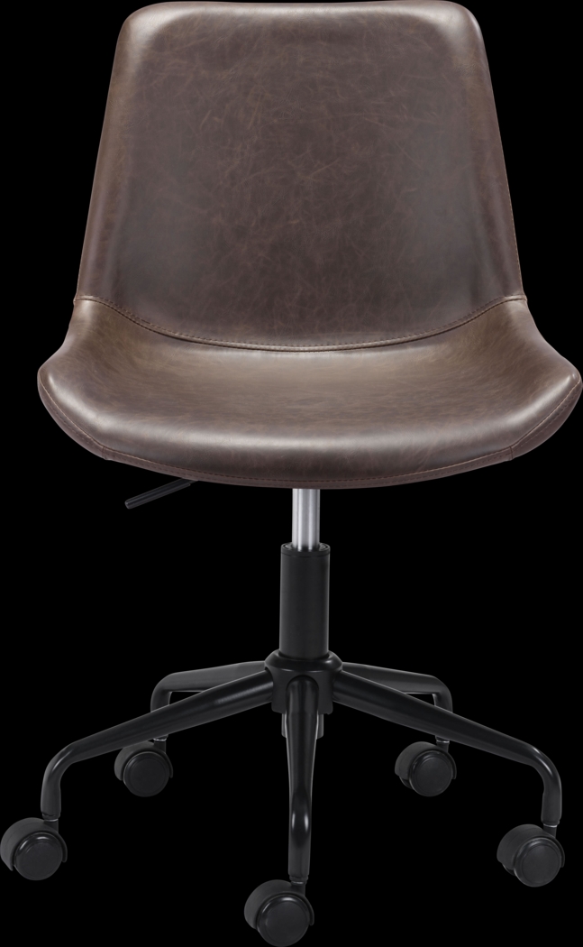 Duckney Brown Office Chair - Thumbnail - Image 3