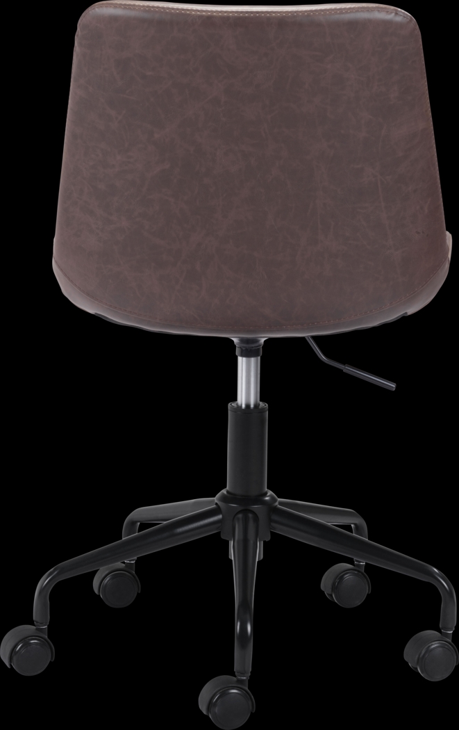 Duckney Brown Office Chair - Thumbnail - Image 4