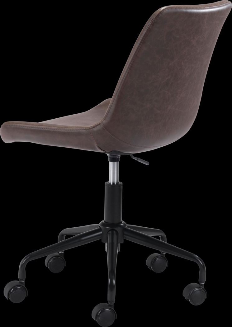 Duckney Brown Office Chair - Thumbnail - Image 5