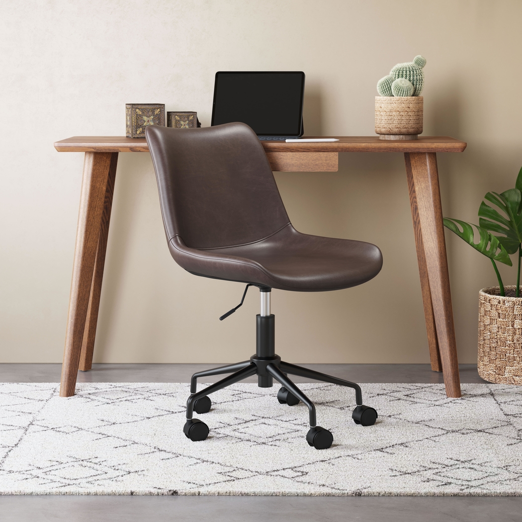 Duckney Brown Office Chair - Thumbnail - Image 6