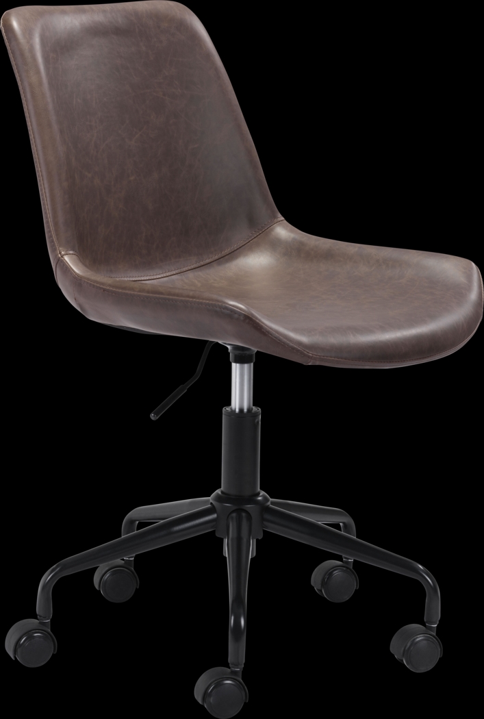 Duckney Brown Office Chair - Thumbnail - Image 1