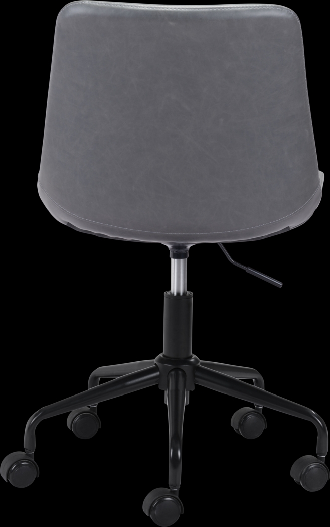 Duckney Gray Office Chair - Thumbnail - Image 4