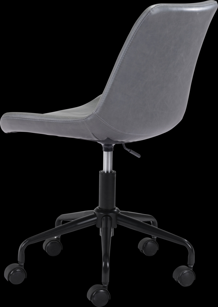 Duckney Gray Office Chair - Thumbnail - Image 5