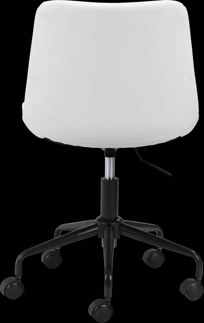 Duckney White Office Chair - Thumbnail - Image 4