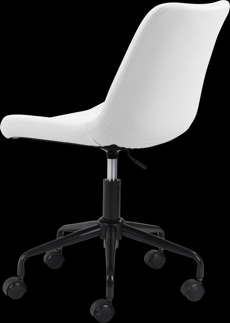Duckney White Office Chair - Thumbnail - Image 5