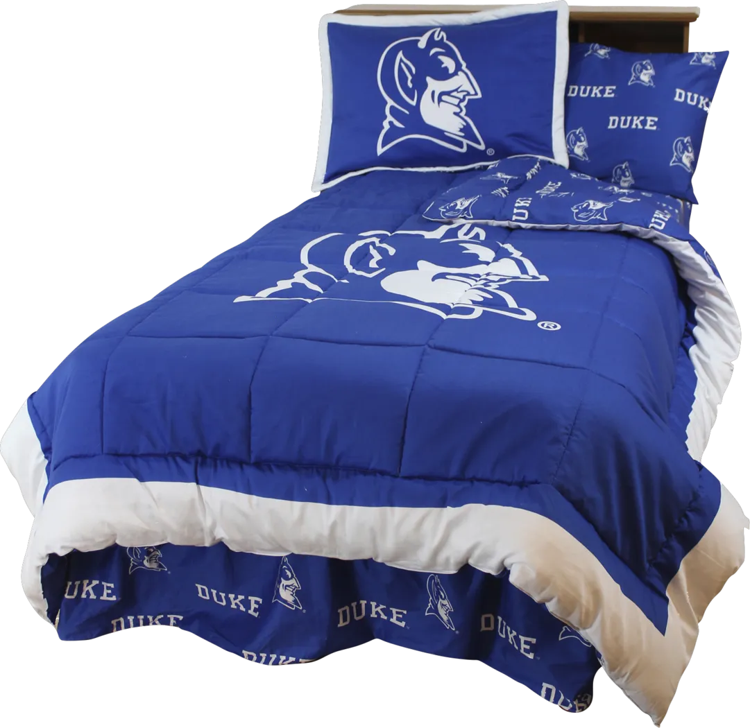 Duke University Blue 2 Pc Twin Bed Set - Thumbnail - Image 1