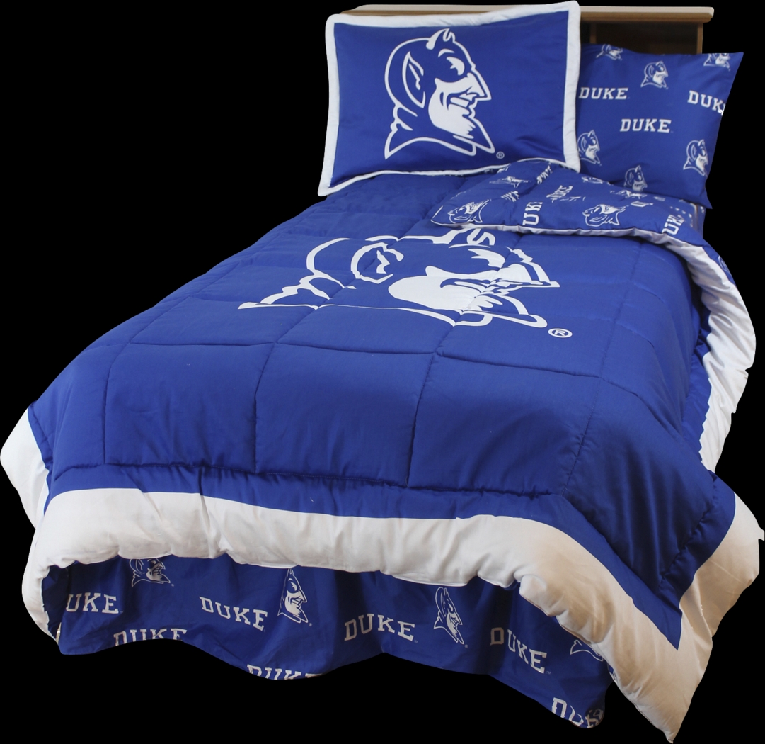 Duke University Blue 3 Pc Full Bed Set - Thumbnail - Image 1