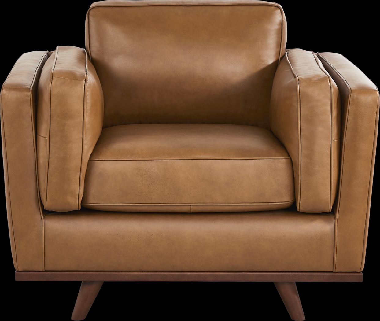 Duluth Caramel Leather 6 Pc Sectional Living Room - Thumbnail - Image 9