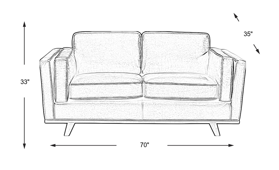 Dimension Image. Please refer to the Dimension Tab on this page for dimension details.