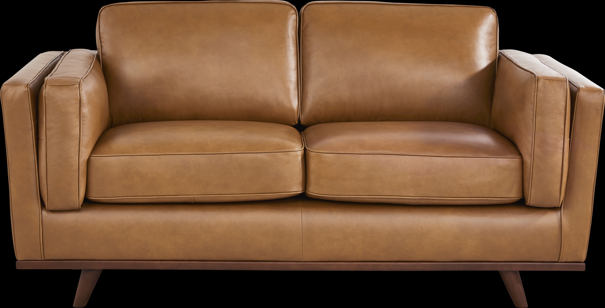 Duluth Caramel Leather 2 Pc Living Room - Thumbnail - Image 6