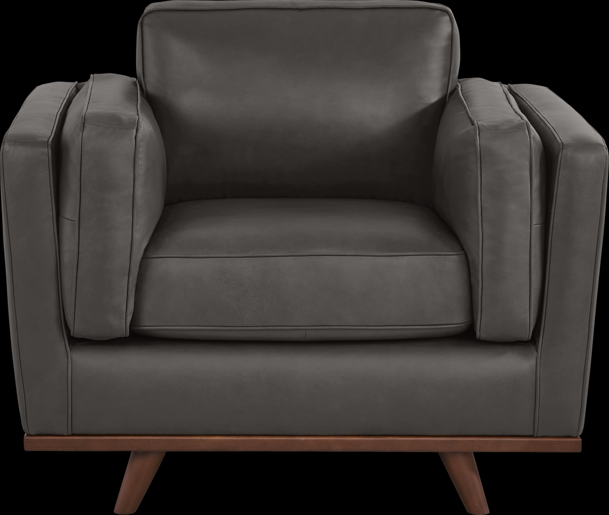 Duluth Gray Leather 7 Pc Living Room - Thumbnail - Image 6