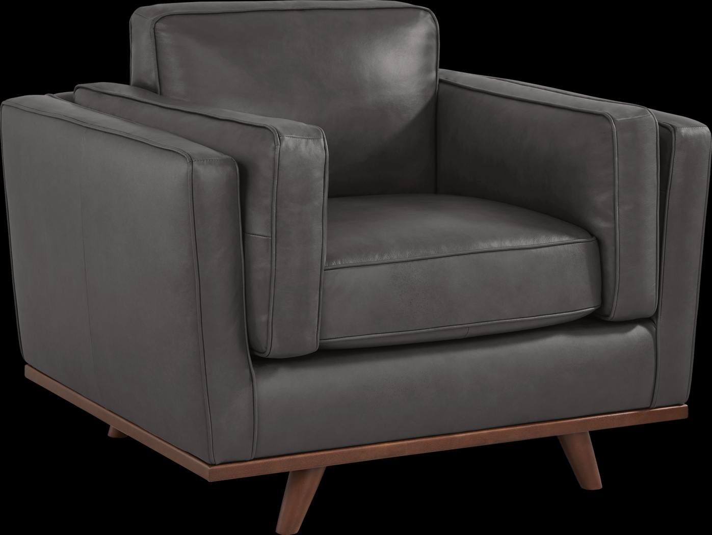Duluth Gray Leather 7 Pc Living Room - Thumbnail - Image 5